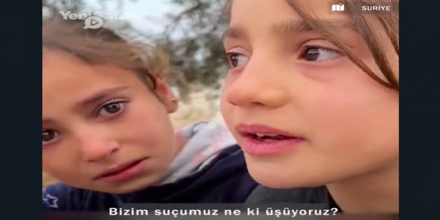 Suriyeli küçük kız: “Bizim suçumuz ne ki üşüyoruz?”