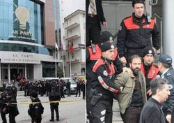 TEKEL İşçileri AK Parti İl Binasına Girdi