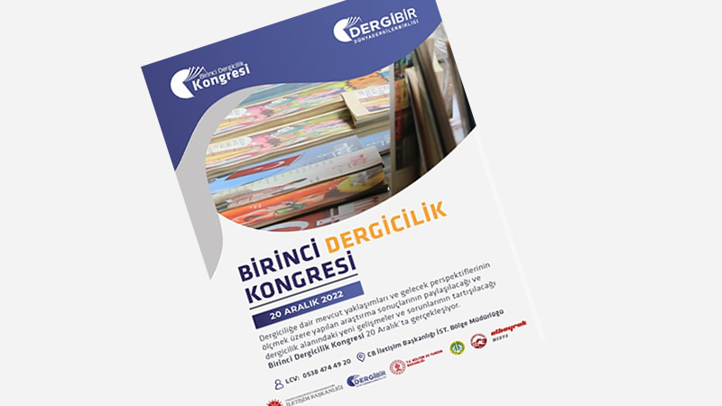“Birinci Dergicilik Kongresi” İstanbul’da başlıyor!