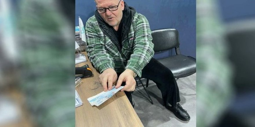 Suriyeli muhacir yerde bulduğu 750 bin liralık çeki sahibine teslim etti