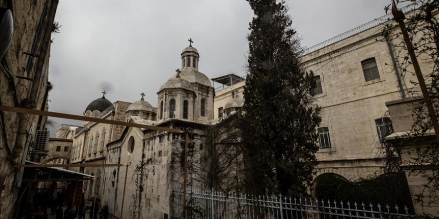 Doğu Kudüs'teki tarihi kilise fanatik bir Yahudi'nin saldırısına uğradı