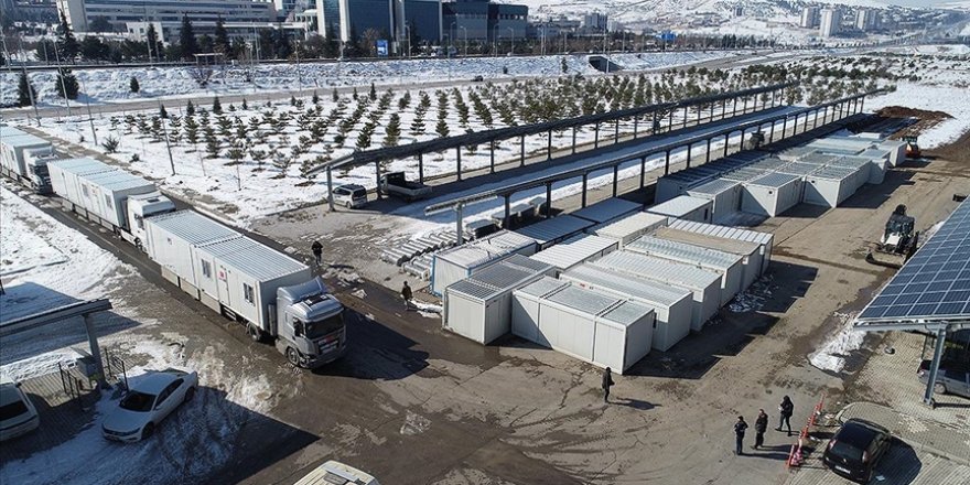 Malatya'da 10 bin 500 kişilik konteyner kent kurulması için çalışmalar başladı
