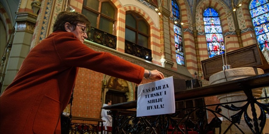 Bosnalı Katoliklerden Türkiye ve Suriye'deki depremzedelere yardım