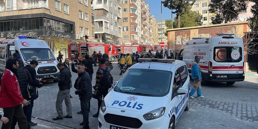 Şanlıurfa'da bir binada doğal gaz nedeniyle patlama oldu