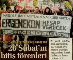 28 Şubat'ın Bitiş Törenleri