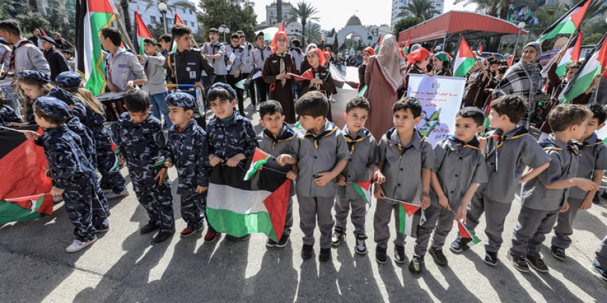 Gazze'de Filistin Toprak Günü'nün 47. yılı etkinliği düzenlendi