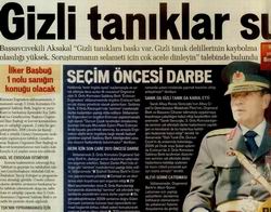 Gizli Tanıklara Baskı Var
