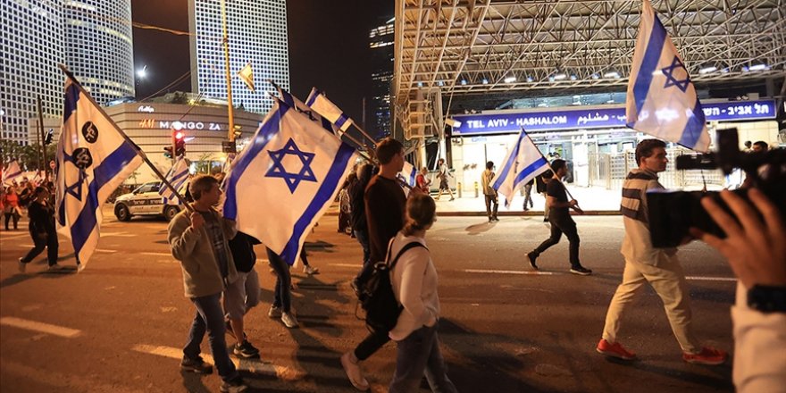 Netanyahu hükumetinin yargı düzenlemesine karşı gösteriler sürüyor