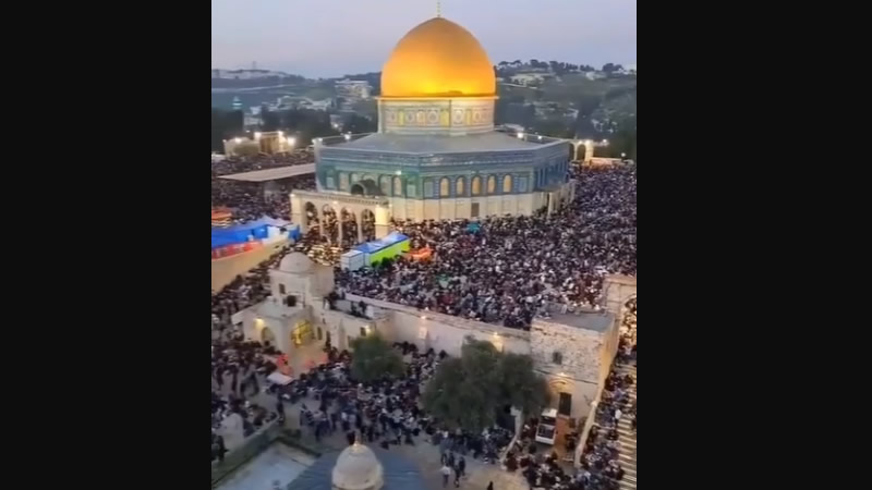 Filistin, Recep Tayyip Erdoğan'a Mescid-i Aksa'da dua ediyor!