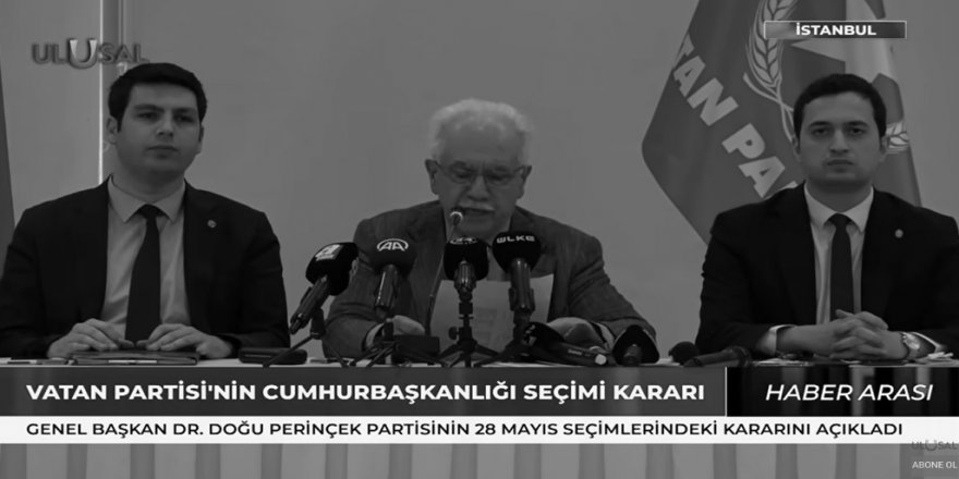 Eyvah, Perinçek destek kararını açıklamış!
