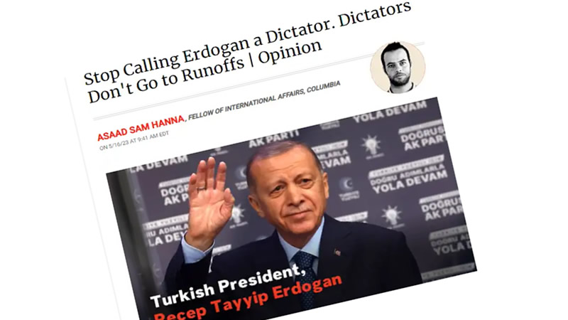 Batı medyasına eleştiri: “Erdoğan’a Diktatör demeyi bırakın, diktatörler ikinci tura gitmez”