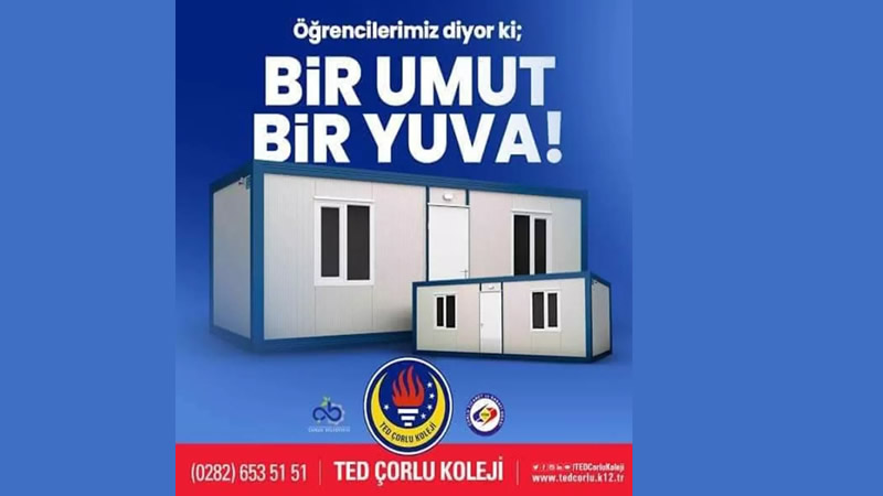"Oy yoksa konteyner ev de yok" deyip projeyi iptal ettiler