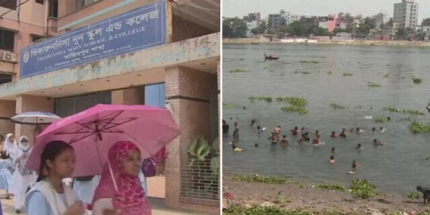Bangladeş'te aşırı sıcak hayatı olumsuz etkiliyor