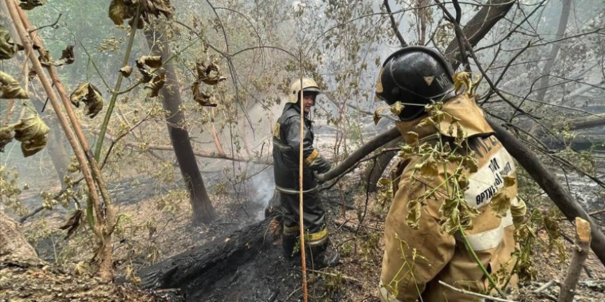 Kazakistan 60 bin hektarlık alanı aşan orman yangınıyla mücadele ediyor