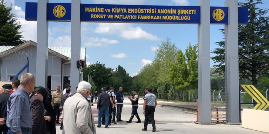 Ankara’da roket fabrikasında patlama: 5 ölü