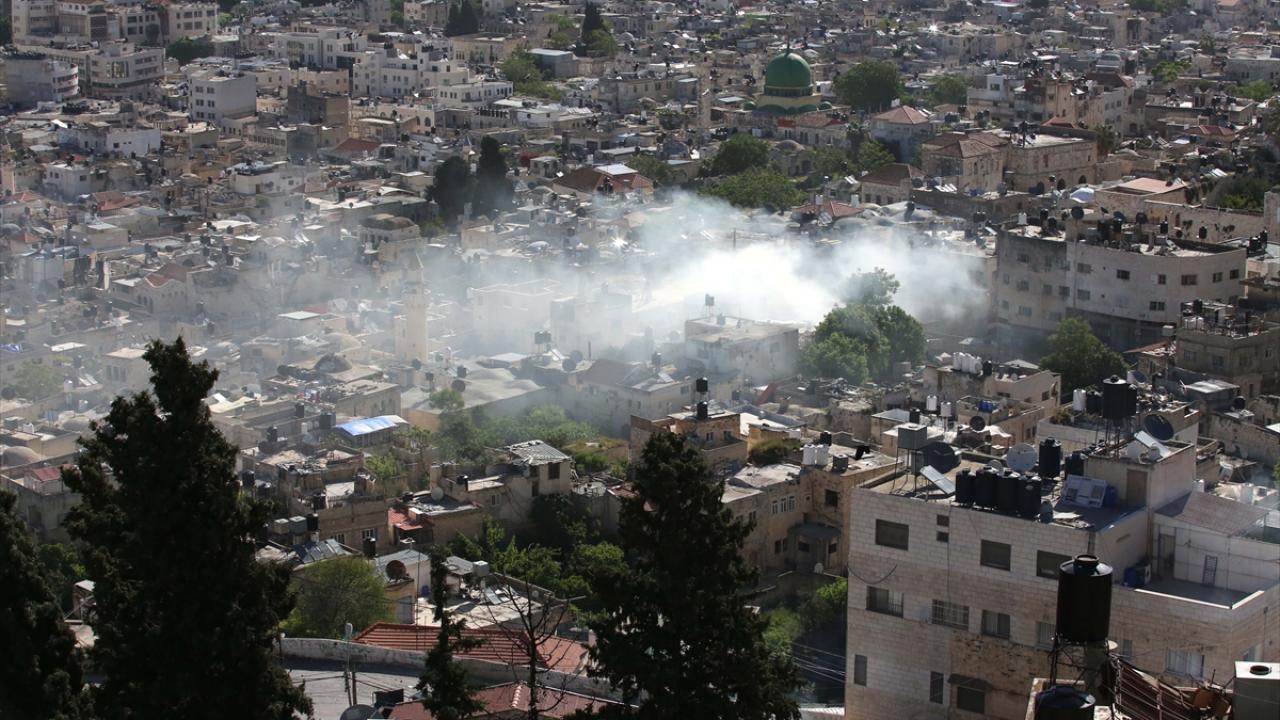 İşgal altındaki Batı Şeria'da, İsrail'e ait insansız hava aracı düşürüldü
