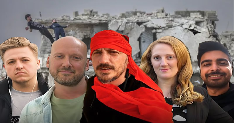 Kiralık “Karanlık turizm” katil Esed rejimini aklama peşinde…
