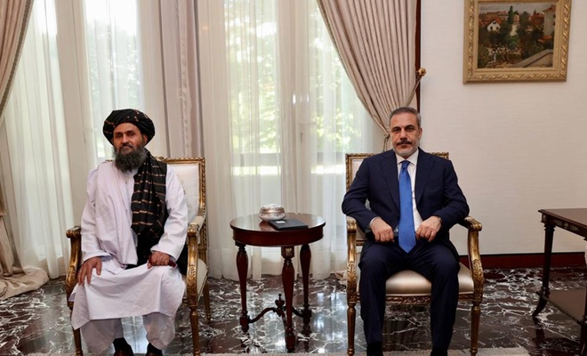 Fidan, Afganistan İslam Emirliği'nin ekonomi yetkilileriyle görüştü