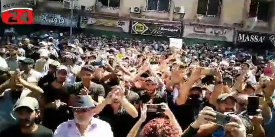 Suveyda’daki protestolar Halep’e de sıçradı