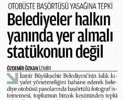 Belediyeler Halkın Yanında Yer Almalı Statükonun Değil