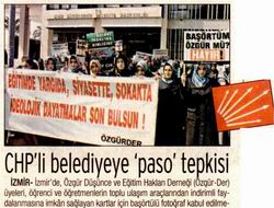 CHP'li Belediyeye 'Paso' Tepkisi