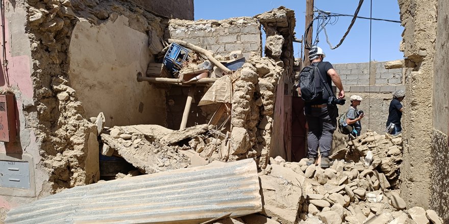 Fas'ta depremzedelere yönelik yardım faaliyetleri sürüyor
