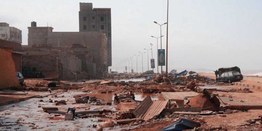Libya'daki sel felaketinde en büyük kayıp Derne'de yaşandı