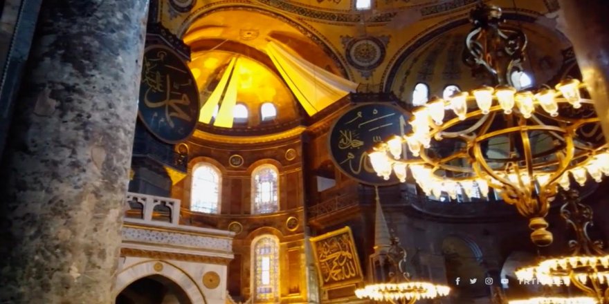 Ayasofya Camii'nde restorasyon çalışmaları başladı