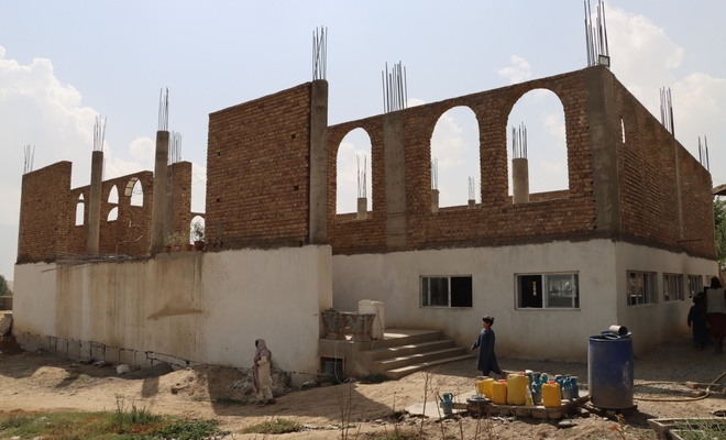 Umut Kervanı Afganistan'da Selahaddin-i Eyyubi Camii'nin yapımına başladı