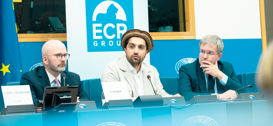 Ahmed Mesud Avrupa'da Afganistan İslam Emirliği'ne karşı yardım arayışında