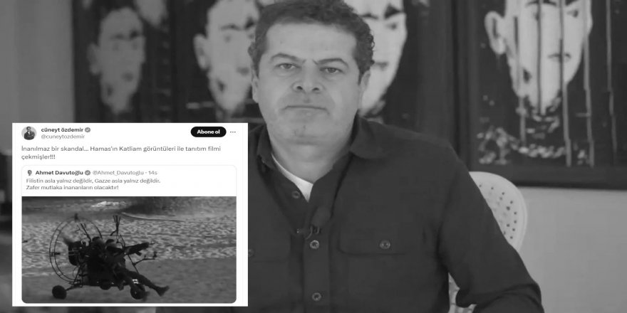 Asıl skandal sensin Cüneyt Özdemir!