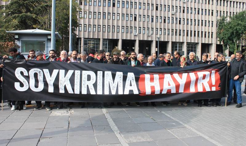 Ankara’da işgalci İsrail hakkında suç duyurusu yapıldı