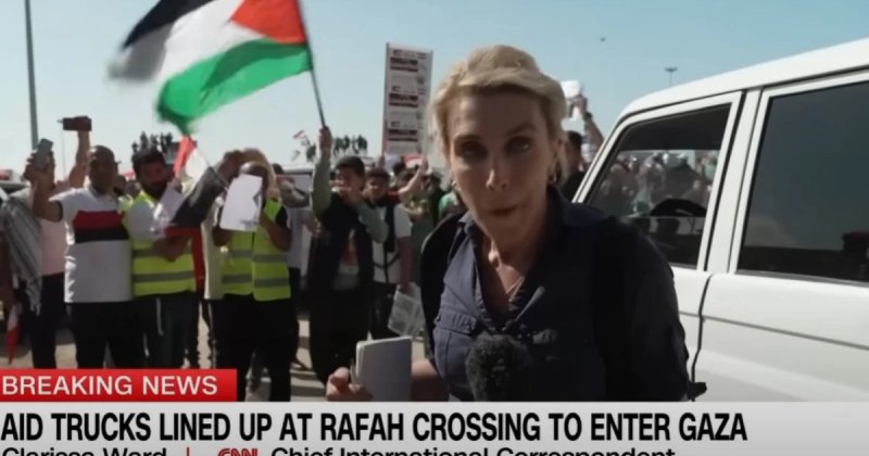 CNN muhabiri Ward'a Gazze tepkisi: İnsanlığınız nerede, yalancılar