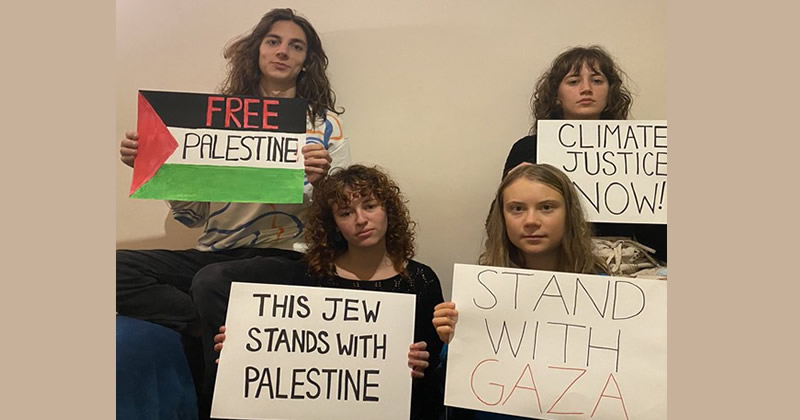 İşgalci İsrail, Gazze'ye destek veren Greta Thunberg'i müfredattan siliyor