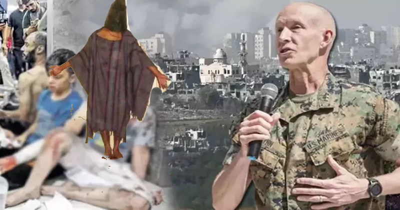 Felluce kasabı General Glynn dahil ABD'li komutanlar işgalci İsrail'in hizmetinde