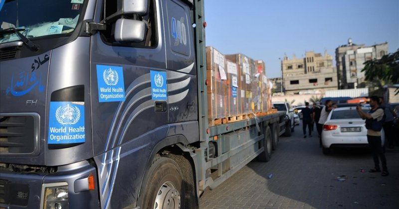 Gazze için 12 tır daha Refah Sınır Kapısı'ndan giriş yaptı