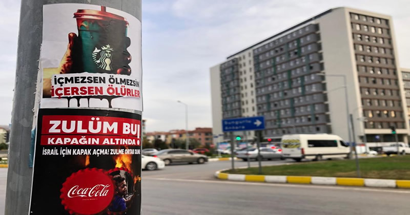 Çorum'lu gençlerden İsrail'e destek olan markalara boykot çağrısı