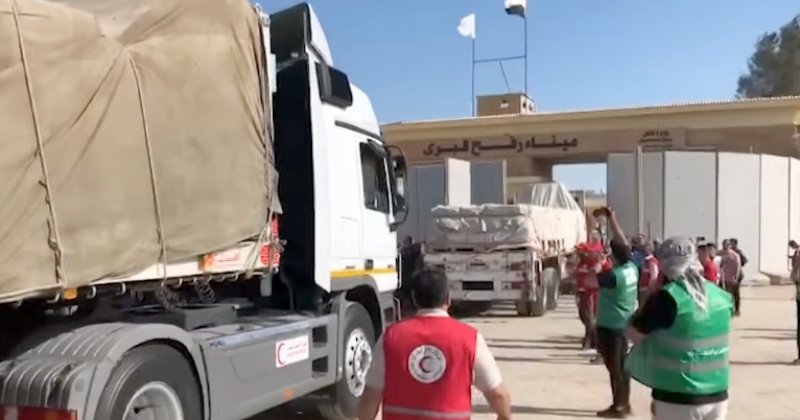 Gazze'ye yalnızca 84 yardım tırı giriş yapabildi