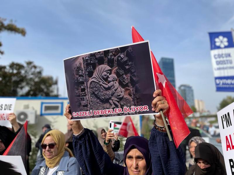 Siyonistlerin hamisi katil ABD Ankara’da protesto edildi