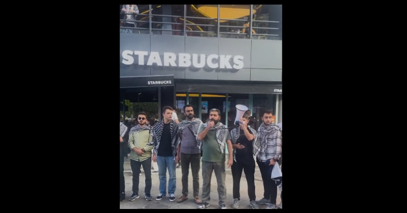 Muştu Gençlik, Starbucks’a boykot çağrısı yaptı