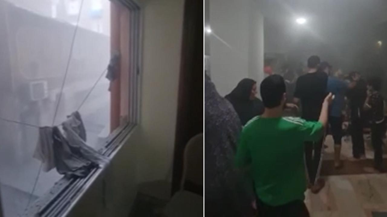İşgalci İsrail, Gazze’deki Kudüs Hastanesi'nin çevresini yine vurdu