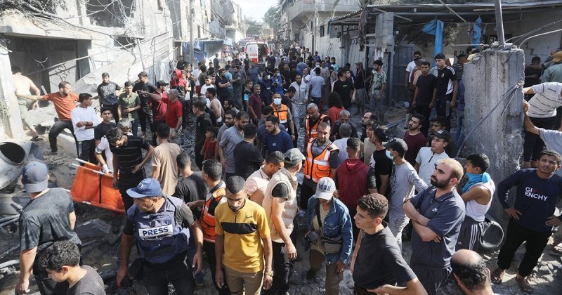 Siyonistler arama kurtarma ekiplerine de saldırıyor