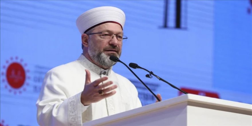 Diyanet İşleri Başkanı Erbaş, katil İsrail mallarını boykot çağrısında bulundu