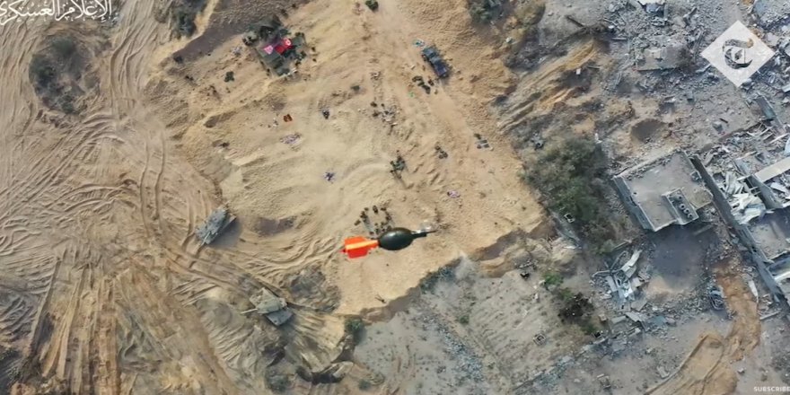 Hamas işgal askerlerini dronlarla imha ediyor!