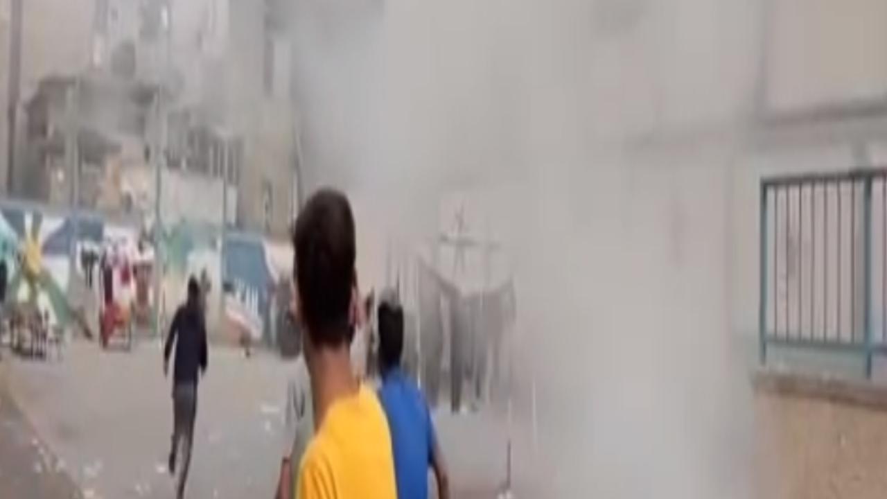 İşgalci İsrail binlerce kişinin sığındığı okula beyaz fosfor bombasıyla saldırdı