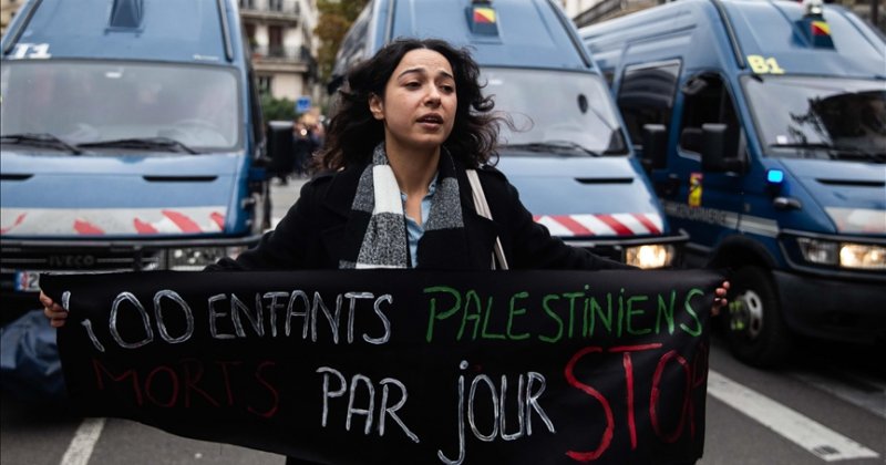 Fransa'da planlanan Filistin'e destek gösterisi yasaklandı
