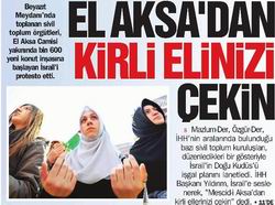 El-Aksa'dan Kirli Elinizi Çekin