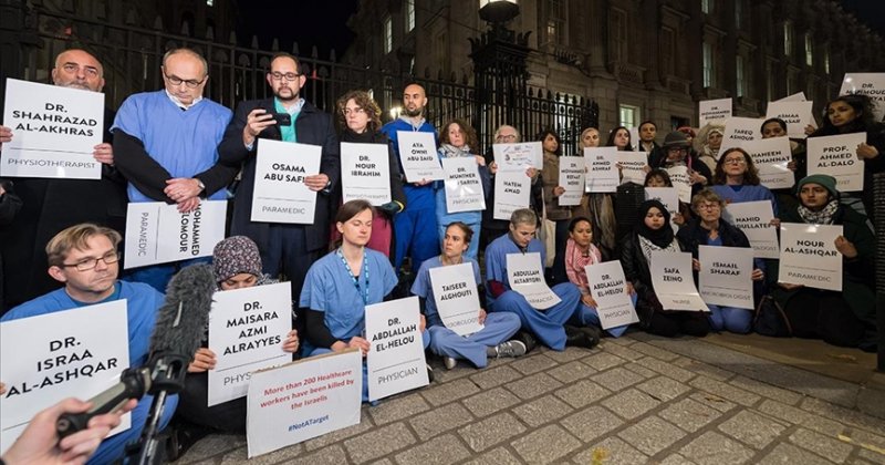 İngiltere'de sağlık çalışanları Gazze'de acil ateşkes çağrısında bulundu