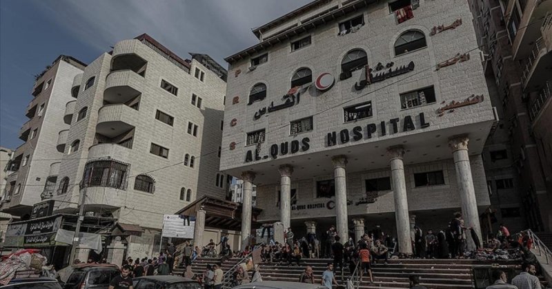 Filistin Kızılayı: Gazze'deki Kudüs Hastanesi tamamen hizmet dışı kaldı