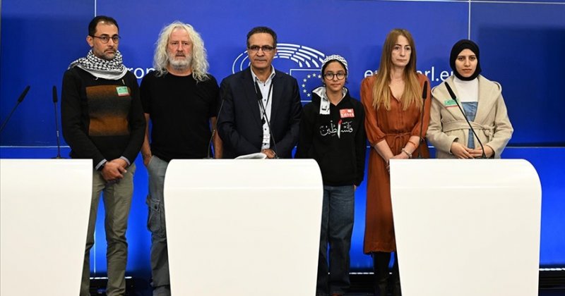 Filistinliler, Gazze'deki katliamı Avrupa Parlamentosu'nda anlattı